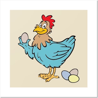 Easter Egger Chicken Posters and Art